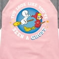 thumbnail image 3 of You Look Like You've Seen A Ghost  - Toddler And Youth Girls Raglan Graphic T-Shirt, 3 of 5