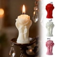 thumbnail image 3 of Romantic Rose Couple Aromatherapy Candle - Handcrafted Scented Candle with Floral Design, for Valentine's Day, Weddings, Anniversary Gifts & Home Decor, French vanilla(3PCS), 3 of 6