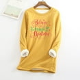 thumbnail image 1 of Aujourd'hui Réduction! Aqestyerly Hauts de Noël pour Femmes Liquidation Mode Imprimée Peluche Chaude, 1 of 3