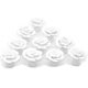 thumbnail image 1 of Flower Rose Ceramic Door Handle Dresser Kitchen Cabinet Cupboard Drawer Handles Set Of 10 Pack,white Banmo, 1 of 4