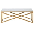 thumbnail image 6 of Evelyn&Zoe Glam 46" Wide Brass Coffee Table, 6 of 7