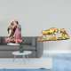 thumbnail image 2 of Letrero de mesa acrílico para decoración de escritorio, figura de toro y oso, adorno, estatua con grabado moderno y base estable, ideal para regalar y, 2 of 8