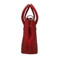 thumbnail image 4 of Bolso en Piel Vacuno Cincelada Fana Marbella Rojo Bolsa de Mano en Piel, 4 of 4