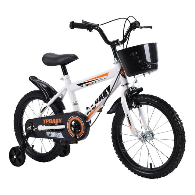 Bicicleta Entrenadora Para Niños Aeiou R16 Yn-002 Canasta Blanco