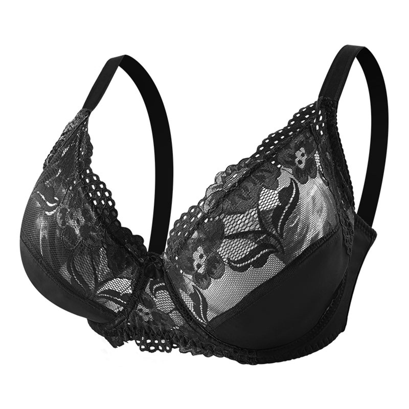 SELONE Everyday Bras for Women Push Up Plus Size Lace Everyday for ...