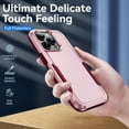 thumbnail image 5 of Entronix Heavy Duty Case designed for Apple iPhone 16, Protection Shockproof Dropproof Dustproof Anti-Scratch Phone Case Cover for Apple iPhone 16 Heavy Duty Case, Pink, 5 of 6