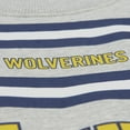 thumbnail image 5 of Men's Mitchell & Ness Heather Gray Michigan Wolverines All Over Print Sweatshirt, 5 of 6
