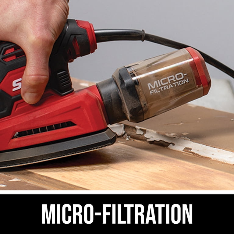 Corded Mouse Sander with Micro-Filter Dust Box photo 4