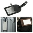 thumbnail image 5 of Unique Bargains 1 Pc Durable Suitcase Luggage Tag for Travelling Black PU, 5 of 5