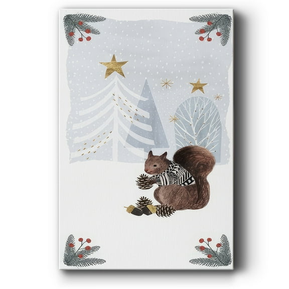 Cozy Christmas Collection B- Gallery Wrapped Canvas