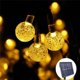 thumbnail image 2 of Guirnalda de luces LED solares para exteriores, guirnalda impermeable IP65 de 22M, decoración navideña, lámpara de boda, jardín, 200, 2 of 4