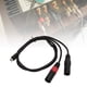 thumbnail image 5 of Tipo C Al Cable De Audio Masculino Dual XLR Chip Hifi De 32 Bits/384kHz, Salida Estéreo Para Un Mezclador De Altavoces Amplificador, Nylon Trenzado, 5 of 7