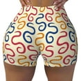 thumbnail image 2 of Haiem Snake No Front Seam Biker Shorts for Women Yoga Workout Gym Bike Shorts with Tummy Control Moisture-Wicking-Small, 2 of 9