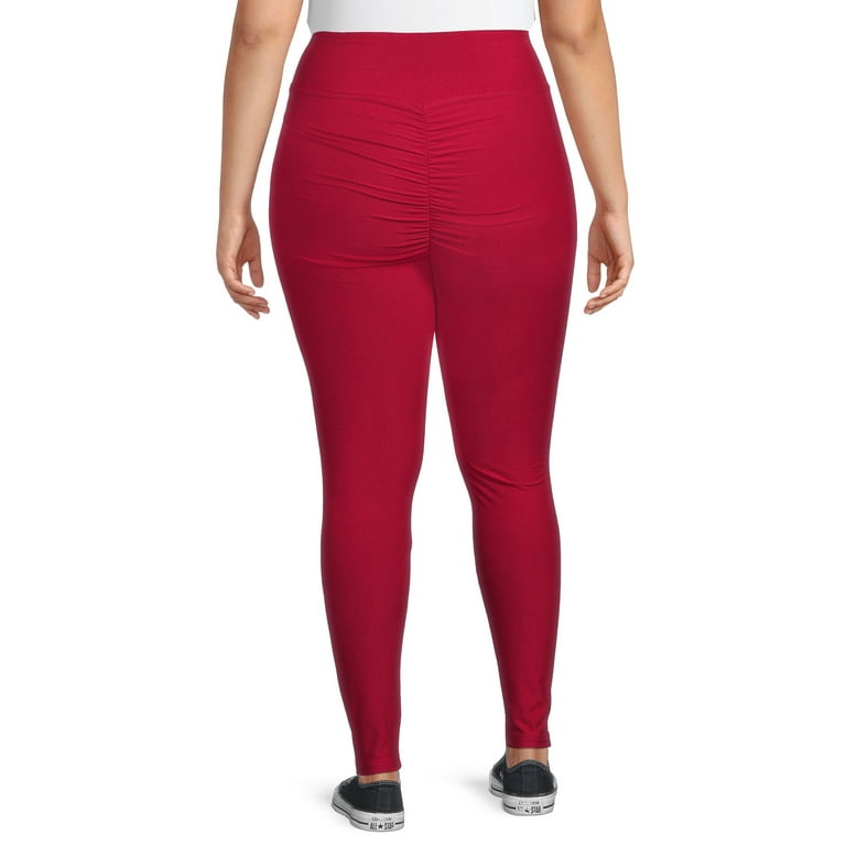 Eye Candy Womens Junior Plus Size Booty Lifting Jersey Leggings