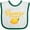 White and Green, variant on Inktastic Lemon Squeeze The Day Boys or Girls Baby Bib