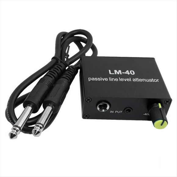 Atenuador Pasivo de Audio, Tarjeta de Sonido de SeñAl de Salida de LíNea, Altavoz, MicróFono, Puerto de MicróFono, Convertidor de Alto y Bajo+LíNea 6,5