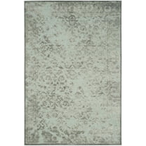 SAFAVIEH Paradise Konnor Traditional Area Rug, Light Grey/Spruce, 5'3" x 7'6"
