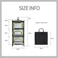 thumbnail image 2 of Camel Foldable 4-Layer Mesh Drying Rack with Carry Bag - Heavy-Duty Double Zipper Food/Plant Dryer for Outdoor Camping, Barbecue & Indoor Kitchen/Patio Use, Collapsible Storage Basket for Fruits,, 2 of 7