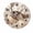 FFclock077, variant on ZXCXRQFa Silent Clocks Forest Wooden House Colorful Wall Clock Silent 10 Inch Battery Operated Non Ticking Round Decorative Wood Quiet Clocks for Bedroom Office School Home