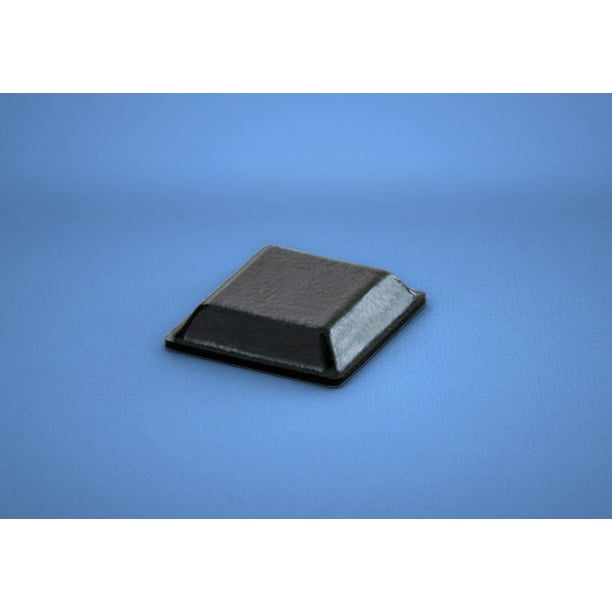 SelfStick Square Rubber Bumper Pads .500" x .120" 200 pack BS32
