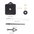 HONMEET Black Mute Clock Movement Simple Design for Various Clock ...