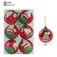 thumbnail image 3 of 1box Christmas Balls Christmas Tree Ornaments Ball Xmas Hanging Tree Pendants Home Party Decor 2023 New Year Gift Noel Navidad, 3 of 5