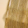 thumbnail image 6 of CUZIBR Girls Sequins Dress Fringe Latin Spaghetti Strap Solid Color Tassel Shiny Sparkly Jazz Tango Dance Dresses,Gold,6-7 Years, 6 of 8