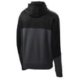 thumbnail image 6 of Sport-Tek Tech Fleece Colorblock Full Zip Hooded Jacket-XS (Black/ Graphite Heather/ Black), 6 of 6