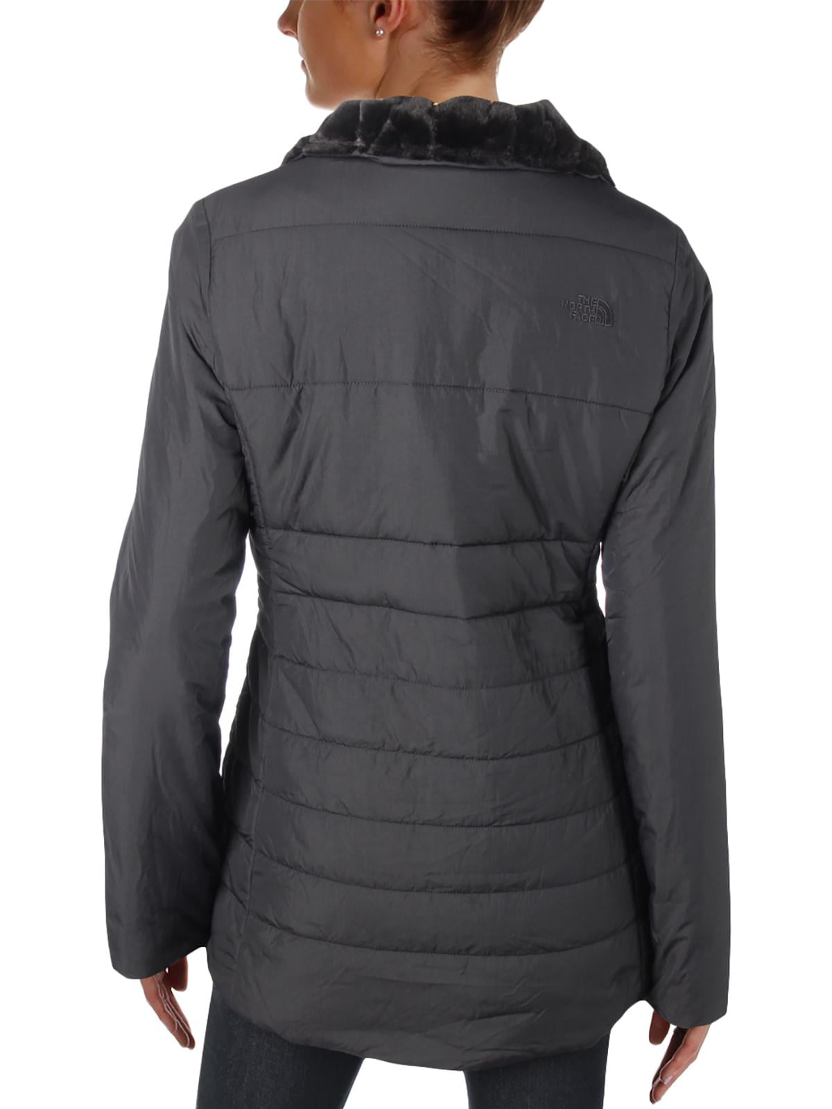 The North Face Womens Harway Winter Faux Fur Puffer Coat Walmart