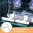 thumbnail image 4 of SHOWERORO 2Pcs Hanging Acrylic Bird Feeder Perch White Stylish Durable Feeder Support, 4 of 8