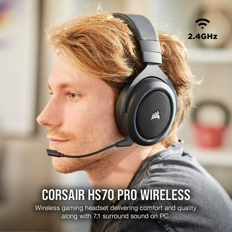 græs Bloodstained areal CORSAIR HS70 PRO WIRELESS, Carbon - Walmart.com