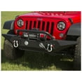 thumbnail image 6 of Rugged Ridge by RealTruck Spartan Bumper, Front for Jeep JL/JT|Full-Width w/ Standard Ends & Overrider, Steel, Textured Black Compatible with 2018-2024 Jeep Wrangler JL; 2020-2024 Jeep Gladiator JT, 6 of 8