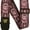 Pink Orleans, variant on Ernie Ball Classic Jacquard Guitar Strap/Bass Strap - Black Vine