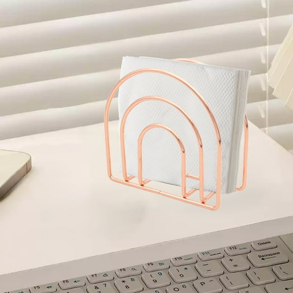 Servilletero de mesa moderno de metal para mesas de cocina y encimeras. Servilletero de cóctel para uso en interiores y exteriores.