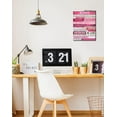 thumbnail image 3 of Pink Motivational Wall-Decor - Inspirational Canvas Poster - Inspirational Wall Art For Bedroom Girls Ready To Hang Size 16" x 12", 3 of 7