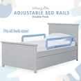 thumbnail image 4 of Dream On Me Adjustable Mesh Bedrail Double Pack, Model #443, 4 of 6