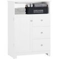 thumbnail image 1 of Storage Cabinet Cupboard With 3 Drawers,bzr107-w, 1 of 5