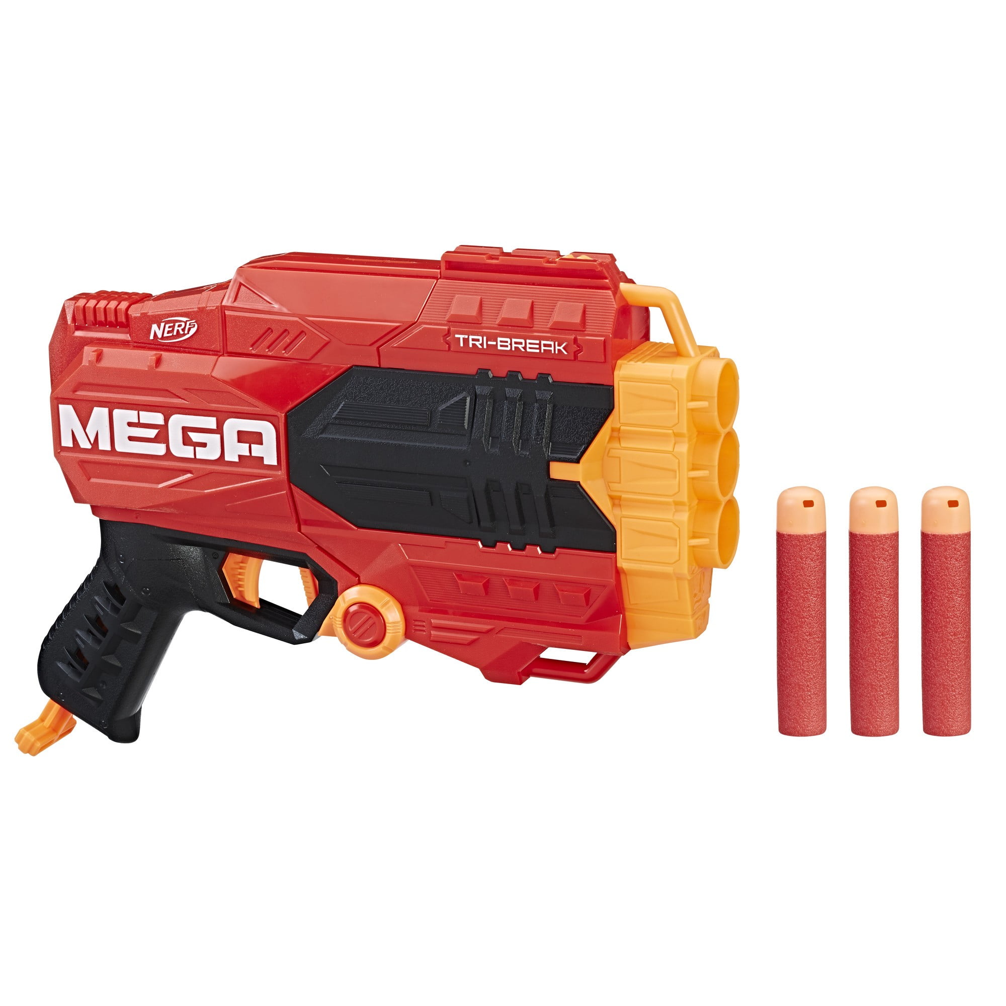 NERF N-strike Mega Tri-break Blaster Dart Gun Toy 3 Darts for sale online 