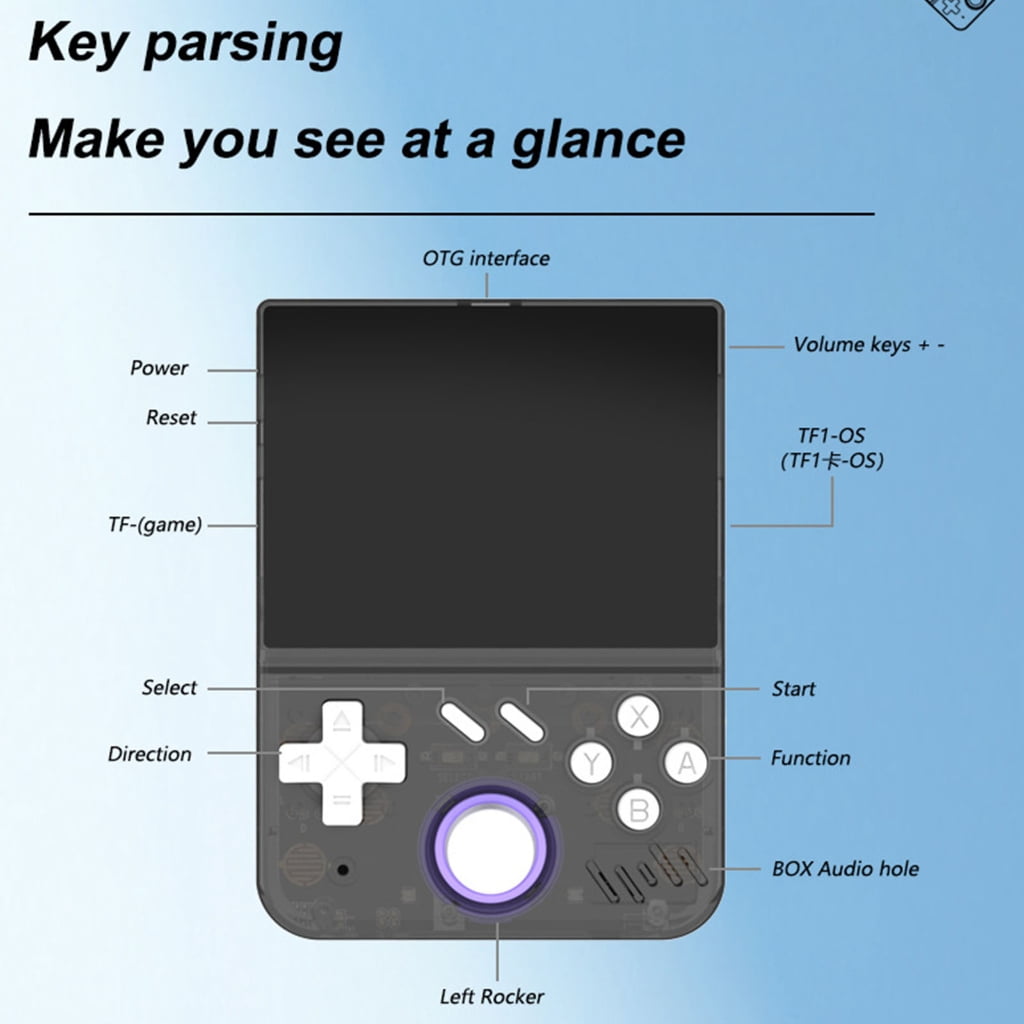 Miiottaa Handheld Console Featuring Nostalgic Game No Internet Required Portable Design