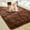 Brown, variant on Bailu Fluffy Pink Rug for Living Room,3x5 Area Rugs,Thick Plush Shag Rug,Shaggy Rugs for Bedroom,Big Fuzzy Carpet,Comfy Kids Rugs,Large Living Room Rugs,Living Room Decor