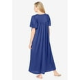 thumbnail image 2 of Only Necessities Plus Size Long Silky Lace-Trim Gown, 2 of 4