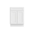 thumbnail image 3 of Furinno Shaker Bath Vanity Cabinet without Top , Ready to Assemble, 21 D x 24 W x 34.5 H, White, 3 of 7
