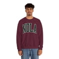 thumbnail image 5 of NOLA New Orleans Louisiana Sweatshirt Gifts Crew Neck Shirt Long Sleeve, 5 of 7