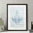 thumbnail image 2 of Chandelier Draft IV - Barnwood Framed Print - 17 x 20 - Black, 2 of 4