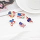 thumbnail image 3 of 5PCS American Flag Brooch Pins USA Flag Enamel Lapel Pin Waving for 4th of July Decor Gifts Patriotic Buttons Pins Backpack Jewelry(BCP American Flag), 3 of 4