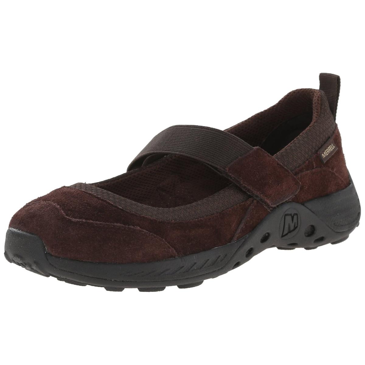 Merrell Big Girl's Jungle Moc Sport Dark Brown Leather MaryJane Flats