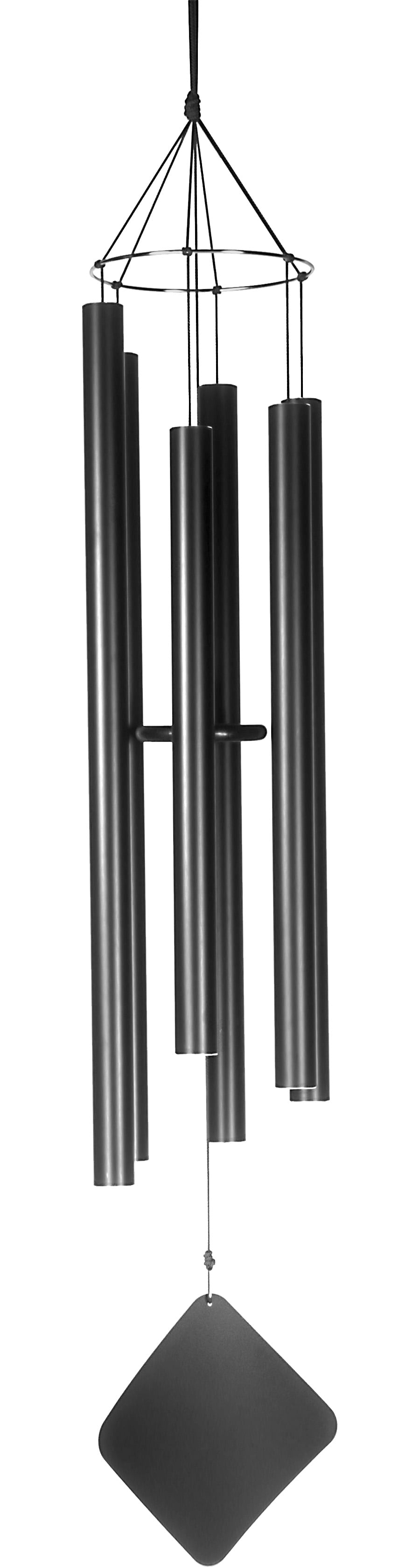 Hanging Length is 38-Inch 5 Pounds Music of the Spheres Pentatonic Mezzo Wind Chime Model PM Black Protective Finish 1 Each