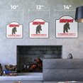 thumbnail image 2 of Bigfoot Parking 14" X 14" Sign | Indoor/Outdoor Plastic | SignMission Designer Sasquatch Animal Folklore Novelty Gift Funny Joke Gag Road Garage, 2 of 4