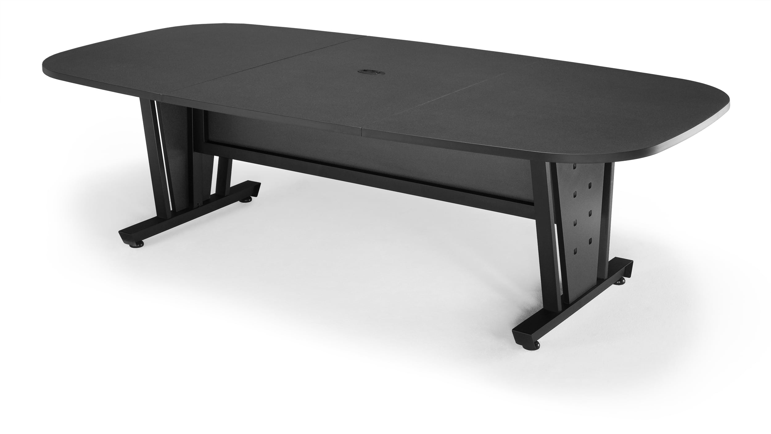 Ofm Model 55118 48 X 96 Modular Executive Conference Table Graphite With Black Frame Walmart Com Walmart Com
