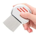 thumbnail image 3 of LYUMO Peigne en Acier Inoxydable Sans Poux, Peigne pour Enlever les Poux, Peigne Professionnel en Acier Inoxydable pour Traiter les Lentes et les Poux, Peigne Portable pour Enlever les Poux, 3 of 8